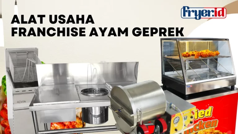 Daftar peralatan Usaha franchise ayam geprek